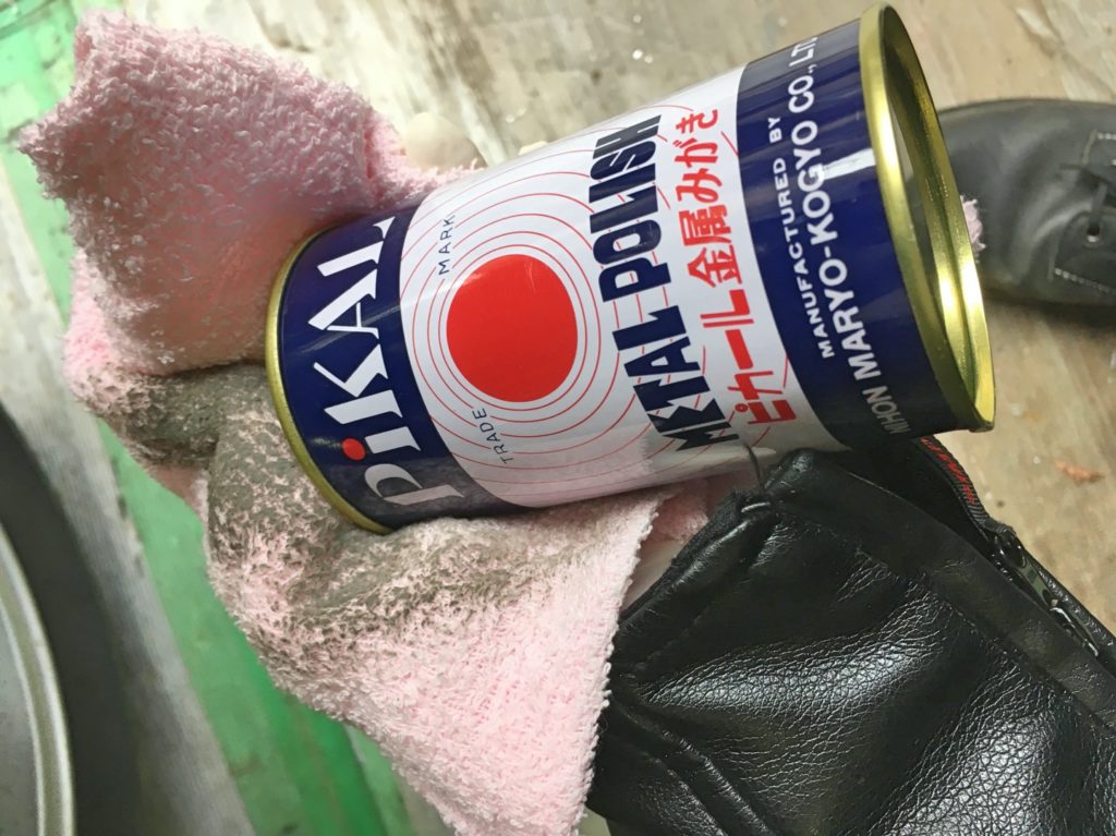 ピカール マフラー磨きました 無期限のバイクx旅を求めて
